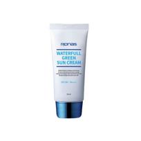 Ronas Waterful Green Apsauginis kremas nuo saulės SPF50+ PA++++ Drėkinantis ir raminantis kremas nuo saulės (50 ml)