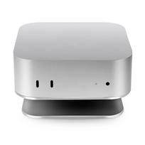 Metal Stand for Apple Mac Mini M4/M4 Pro Desktop Holder Ventilation Heat Dissipation Cooling Storage Rack Desktop Base Holder sidabras