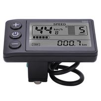 Electric Cycle S866 LCD ekrano matuoklis 24V 36V 48V valdymo skydelis su vandeniui atspariu kištuku balta