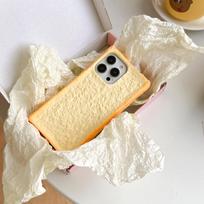 3D Simulation Toast Phone Case for iPhone 11 12 13 14 15 Pro Egg Folding Bracket Bread Soft Silicone Cover for iPhone 16 Pro Max For iPhone 15 Pro&Silicon