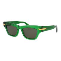 Bottega Veneta Saulės akiniai Žali Vyriški akiniai BV1122S004 Green,51 gray