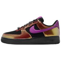 Nike Air Force 1 07 LV8 Auksiniai Juodi Ryškiai Violetiniai Unisex Sportbačiai IB6843-002 47.5