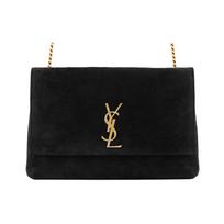 Saint Laurent Ysl Kate Dvipusė Petinė Rankinė Moteriška Petinė Rankinė Juoda 553804-0UD7W-1000 Basic Set (Bag+Dust Bag)