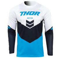 THOR Downhill apranga Kalnų kelio dviračio Motociklo važiavimo Greitai džiūstantys Kvėpuojantys Ilgomis rankovėmis Marškinėliai 4XL