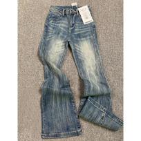 VibeStreet Women's Blue Jeans Vintage Korean Baggy Cowboy Pants Harajuku Wide Denim Trouser 90s Aesthetic Y2k 2000s Trashy Emo Clothes S mėlyna
