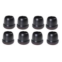 8Lots Pet Hair Proof Silicone Chair Foot Covers Round Shape Furniture Leg Protectors for Wooden Floor Noises Reduction M