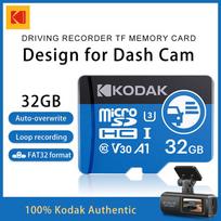 KODAK KD360 Didelio greičio Micro SD kortelė 32GB/64GB/128GB/256GB automobilio vaizdo registratoriui ir transporto priemonės kamerai, 4K vaizdo įrašymas 32GB