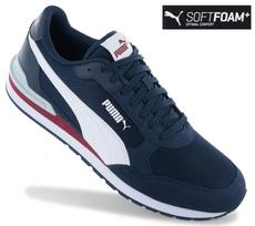 PUMA ST Runner v4 Tinklelis - Vyriški sportbačiai Batai Mėlyni 399666-02 ORIGINALūs EU 40.5 UK 7 mėlyna