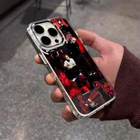 L-LinkinS Park telefono dėklas skirtas IPhone 17 Air 16 E 15 14 13 12 11 Plus Pro Max Galvanizuotas Skaidrus Minkštas Dėklas iPhone 14 Pro