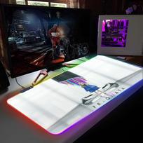 Diana Pragmata Mouse Pad RGB Backlit Mouse Pad Laptop Mouse Pad Laptop Gamer Computer Desk Gaming Accessories RGB600x300x3mm