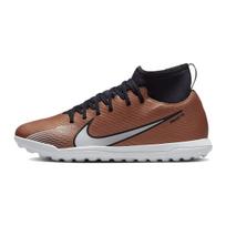 Nike Jr. Mercurial Superfly 9 Club Slip Resistant Cushioning Abrasion Resistant Mid top Kids' Soccer Shoes DR6073-810 33.5