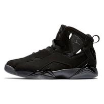 Jordan Air Jordan 7 True Flight Oda Atspari trinčiai Kvėpuojanti Aukštakulnė Vaikų Krepšinio Batai Juodi 343795-013 36