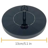Mini saulės vandens fontanas Baseinas Tvenkinys Krioklys Fontanas Sodo apdaila Lauko paukščių vonia Saulės energija varomas fontanas Plaukiojantis vanduo