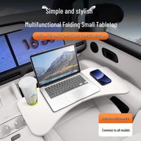 Compatible with Leapmotor C10/B01/B10/C11/C16/C01/LAFA5 Car Folding Table for Driver/Passenger. Ideal Orange Folding Table [1 piece]