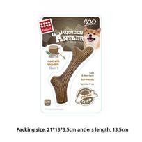 GiGwi Dog Chew Toy Real Wood Powder PP Material Interactive Tree Branch Dental Stick Pet Oral Hygiene Rod Healthy Gift for Dogs