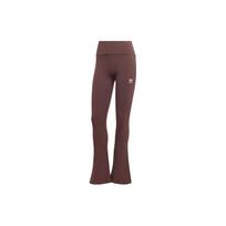 Adidas Originals Essentials serijos briaunotos platėjančios kelnės Klasikinis logotipo dizainas Atsipalaidavusios kasdienės kelnės Moterims Tamsiai pilkos rudos IJ5398 XXS brown