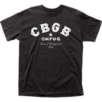 CBGB amp OMFUG Klasikinis Logotipas Vyriški Marškinėliai Muzika Klasikinis Roko Grupės Marškinėlis Nauji Juodi Unisex Marškinėliai L black