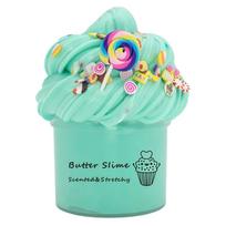 Sviestinio Slime rinkinys – Purus debesėlio Slime kibirėlis, Netoksiškas sensorinis žaislas, Gimtadienio dovana ir vakarėlio smulkmena vaikams, Suderinamas su Slime žaidimu
