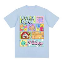 Stardew Valley TEE 2025 New Style GAME Print High Quality Tee-shirt Comic 100% Cotton Comfortable Round Neck Short Sleeve Top... S įvairiaspalvis