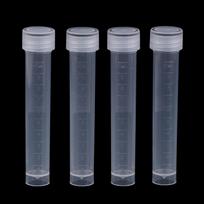20Pcs 10Ml Plastic Test Tubes Vials Sample Container Powder Craft Screw Cap Bottles 1