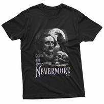 Edgar Allan Poe Raven Nevermore Gothic Horror Halloween Art TShirt Unisex T-Shirt S
