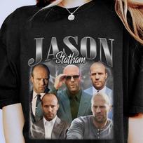 Jason Statham marškinėliai Jason Statham marškinėliai Jason Statham pagerbimo marškinėliai Unisex T-shirt XXL