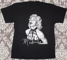 Madonna Vintažiniai Juodi ir Balti Marškinėliai dydis S-5XL Unisex Marškinėliai XXXL