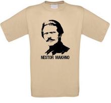 Nestor Makhno Nestor Machno Anarchia Machnowschtsch<wbr/>ina Marškinėliai Unisex Marškinėliai L