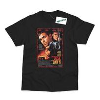 Retro filmo plakato įkvėptas marškinėlis „Nuo saulėtekio iki saulėlydžio“ Unisex marškinėlis S