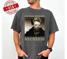 IŠPARDAVIMAS Bryan Adams Reckless Live Marškinėliai S4XL Unisex Marškinėliai L