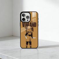 V-Vinland S-Saga Phone Case For iPhone17,16,15,14,13 Plus,Pro Max Magnetic For Magsafe Wireless Charging iPhone14PROMAX brown