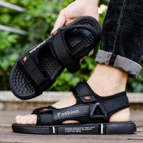 Cozyoutfit Fashion Patogios šlepetės Flip Flops vyrams Didelio dydžio laisvalaikio basutės 3 spalvų 36 juoda