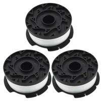 3 vnt. atsarginių žoliapjovės ritės su nailonine vala BLACK + DECKER AF-100-3ZP