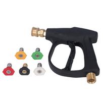 Car Cleaning Gun Multifunctional High Pressure Automobile Foam Sprayer with 5Pcs Nozzles gray