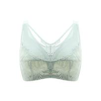 Underwear Women's Thin Collection Accessory Breasts Anti Sagging Bra Adjustable Ultra Thin Non Steel Rim Bra 36/80B žalia
