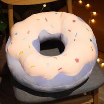 Kūrybiška spurgos pagalvė pliušinis žaislas maisto riestainio pagalvė pagalvė tortų parduotuvės dekoracija lėlė lėlė 45cm（0.6kg） gray