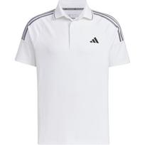 Adidas 3 juostelės Aeroready polo marškinėliai Golfas trumpomis rankovėmis Polo Vyriški viršutiniai drabužiai Balti IM6398 S