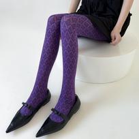 Retro Women Tights Floral Print Thigh High Women Stockings Pantyhose Sexy Lingerie Hosiery Body Stockings Women Tights Leggings One Size
