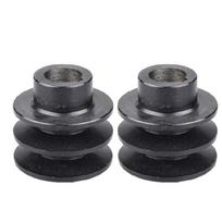2 vnt. Skriemulys Variklio skriemulys Lengvas montavimas 54 mm/56 mm skersmens Dvigubos vagos skriemulys Diržas 168F 170F varikliui