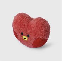 BT21 TATA Minini Glitter Plush Hand Mirror | LINE FRIENDS Official K-Pop Character Goods BT21 TATA raudona