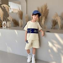 Summer Children's Short-sleeved Suit, Boys' T-shirt and Shorts Two-piece Suit 80cm