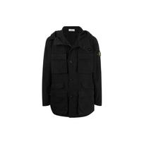 Stone Island Garment Dyed Field Jacket Black Men Outerwear 761542306-V0029 S