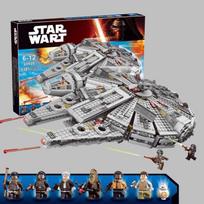 Sandėlyje 1381 vnt. Kosminis Tūkstantmečio Karo Laivas Kosminis Laivas Rinkinys Falcon Ateivis MINI 75105 Figūrėlė Modelis Statybinės Detalės Plytos Žaislas Dovana