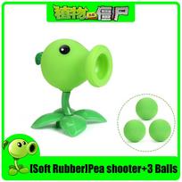NEW Plants Vs. Zombies Game Peripheral Soft Glue Toys Cactus Chomper Pea Shooter Snow Pea Fume-Shroom Funny Kids Birthday Gifts