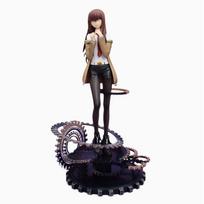 Steins Gate Makise Kurisu 1/7 mastelio kolekcinis modelis figūrėlė žaislas vaikams with box black