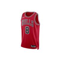 Nike Čikagos „Bulls“ krepšinio marškinėliai vyriški Raudoni DN2000-657 M red