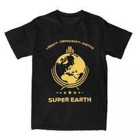 Men Women Helldivers 2 Game Shirt Apparel Super Earth Diving Into Hell  T-shirt Clothing Streetwear Tees All Seasons - Men's ... S įvairiaspalvis
