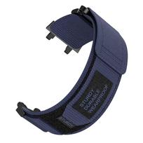 Outdoor Sports Nylon Loop Strap Watch Band for Amazfit Active Edge(A2212) Bracelet Watch Replacement Quick Release Watch Strap tamsiai mėlyna spalva