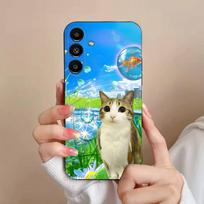Frutiger Aero Art  Phone Case For Samsung S25,24,21,22,23,S30,Ultra,S20,Plus,Fe,Lite,Note,S10,S9,Black Soft Shell SamsungS235G