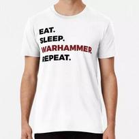 Eat Sleep Warhammer Repeat S to 5XL Made in the USA T-Shirt Unisex T-Shirt XL